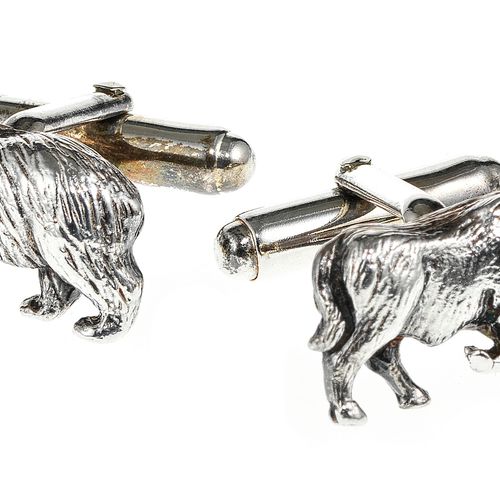 Null Tiffany & Co, boutons de manchettes à motif d'un taureau et d'un ours

Arge&hellip;
