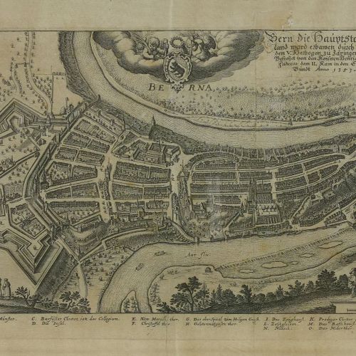 Null Matthäus Merian (1593-1650)

Plan de la ville de Berne, estampe, 22x35 cm