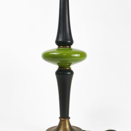 Null Lampe de chevet, Italie

Laiton et céramique noire et verte, H 60 cm