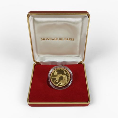 Null Pièce commémorative de 500 francs des Jeux Olympiques d'Albertville datée 1&hellip;