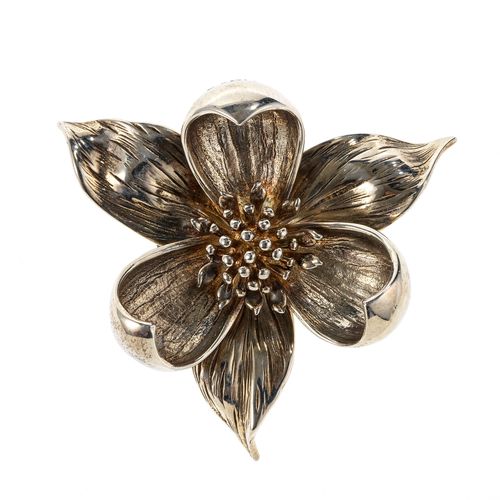 Null Tiffany & Co, broche à motif de fleur

Argent 925, H 4 cm
