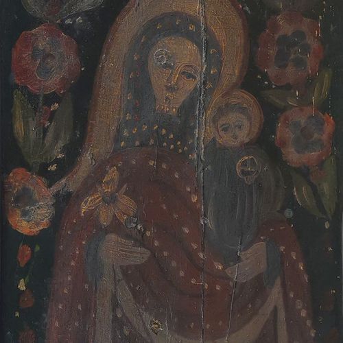 Null Vierge à l'Enfant

Roumanie, icône sur bois, 46x30,5 cm