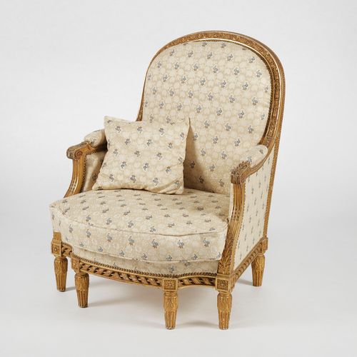 Null Bergère de style Louis XVI

Bois doré à décor de feuilles de chêne