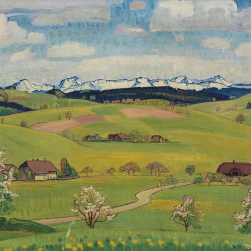 Null Traugott Senn (1877-1955)

Campagne bernoise, huile sur toile, datée 1910, &hellip;