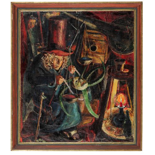 Null Martin Lauterburg (1891-1960)

L'alchimiste, huile sur toile, 142x121 cm
