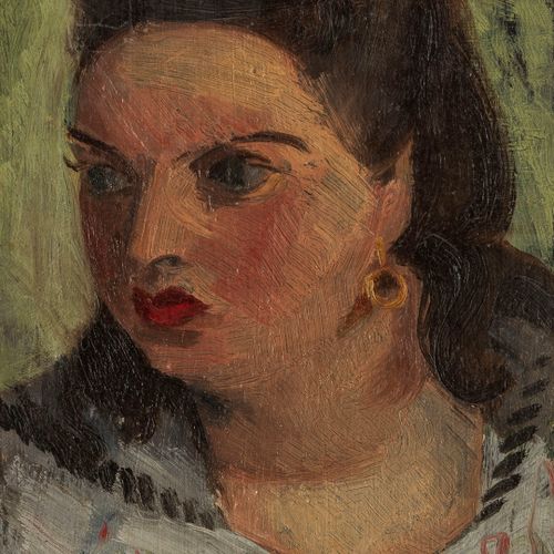 Null Albert Chavaz (1907-1990)

Portrait de femme, huile sur carton, 26x19,5 cm