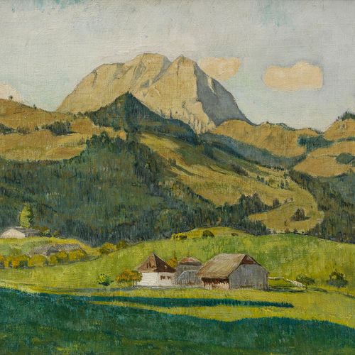 Null John Torcapel (1881-1965)

Paysage de la Gruyère, huile sur toile 1909, 25x&hellip;