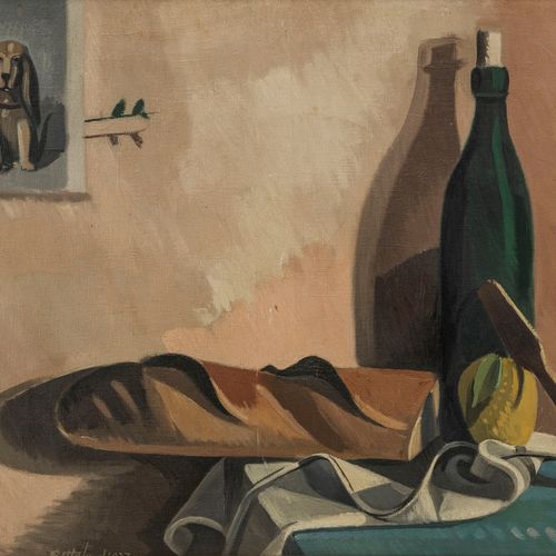 Null Pierre-Barthélémy Pitteloud (1910-1939)

Nature morte au pain, huile sur to&hellip;