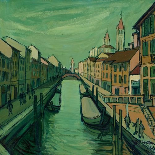 Null Mario Bonamici (1912-2002)

Venise, huile sur carton, signée et datée 64, 5&hellip;