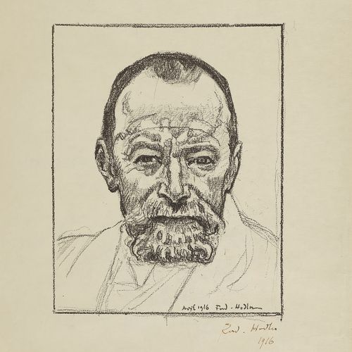 Null Ferdinand Hodler (1853-1918)

Autoportrait, lithographie, signée et datée 1&hellip;