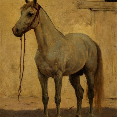 Null Artur Ferraris (1856-1936/40)

Portrait d'un cheval, huile sur panneau, sig&hellip;