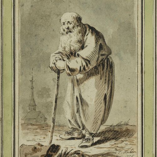 Null Tiberius Dominikus Wocher (1728-1799)

Pélerin, lavis d'encre sur papier, s&hellip;
