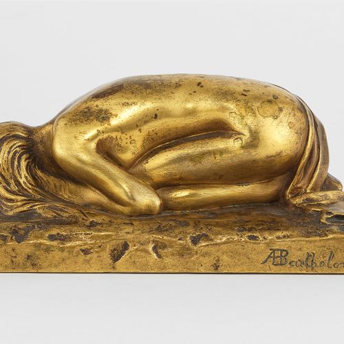 Null Albert Bartholomé (1848-1928)

Baigneuse recroquevillée, bronze doré, signé&hellip;