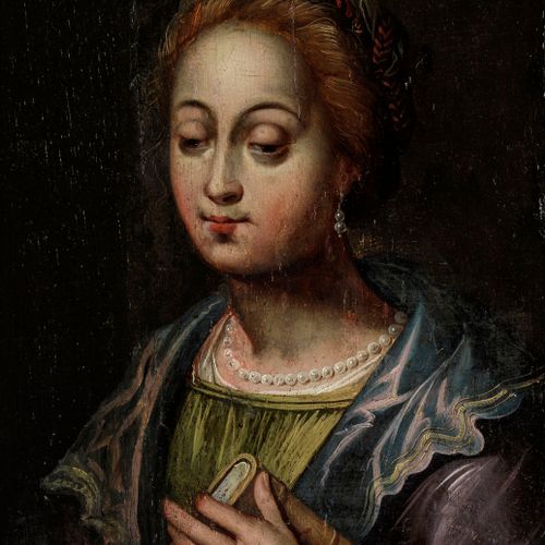 Null Anciennement attribué à Frans Floris I (1516-1570)

Portrait de dame, huile&hellip;