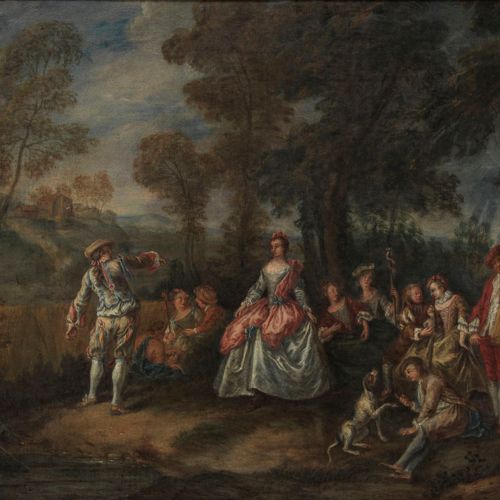 Null Dans le goût de Jean Antoine Watteau (1684-1721)

Réunion champêtre, huile &hellip;