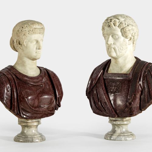 Null Paire de bustes d'après l'Antique

Portraits présumés d'Antonin le Pieux et&hellip;