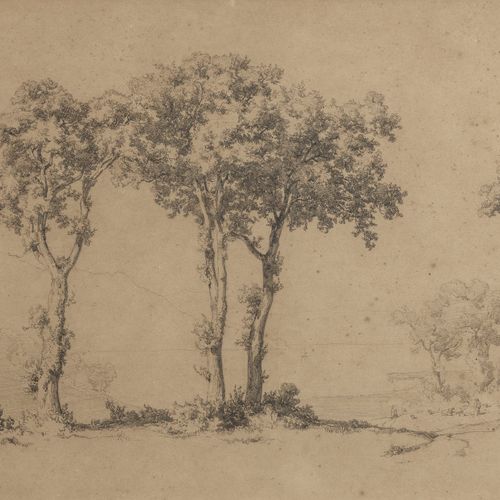 Null Robert Zünd (1826-1909)

Trois arbres, mine de plomb, signée, 30x44 cm
