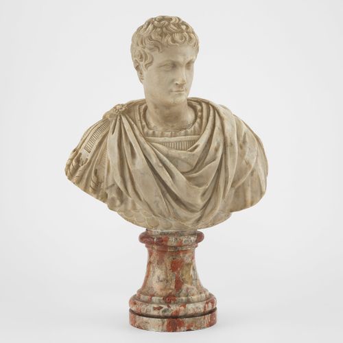 Null Buste d'un empereur romain, XVIIIe-XIXe s

Marbre blanc, piédouche en marbr&hellip;
