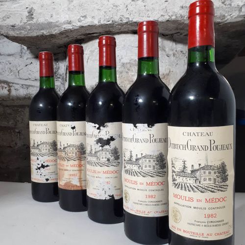 Null 5 B CHÂTEAU DUTRUCH GRD POUJEAUX (3B.G à mieux. Eta, ctla) Moulis 1982