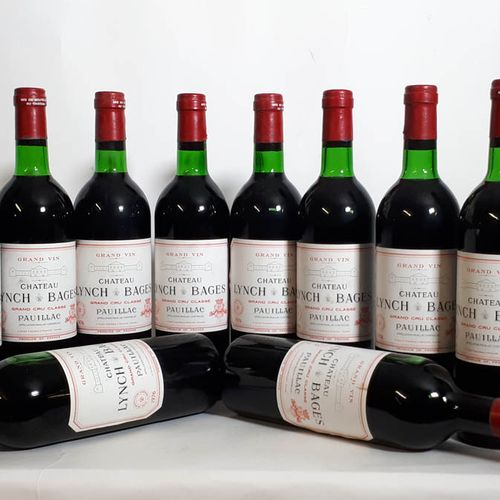 Null 12 B CHÂTEAU LYNCH BAGES CBO (4/5 T.L.B+ à mieux, etlf, cla frottmt) T.Bell&hellip;