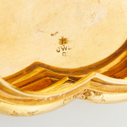 Continental Gold Snuff Box Caja de rapé de oro continental Marca del fabricante &hellip;