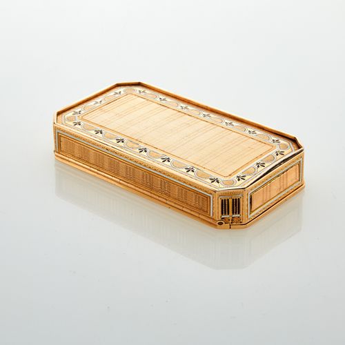Russian Gold and ChamplevÈ Enamel Snuff Box, Pierre Theremin 俄罗斯黄金和ChamplevÈ珐琅鼻烟&hellip;