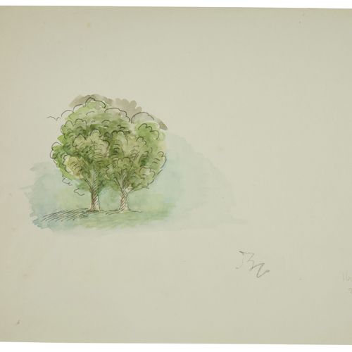 Null Balthasar Klossowski de Rola, dit BALTHUS 1908 - 2001
Etude d'arbres, 1952
&hellip;