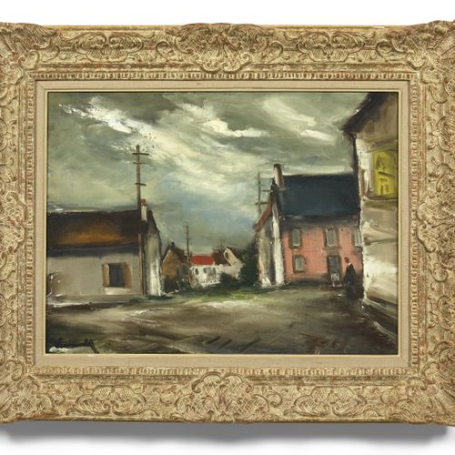 Null Maurice de VLAMINCK 1876 - 1958
Le village à la maison rose
Huile sur toile&hellip;