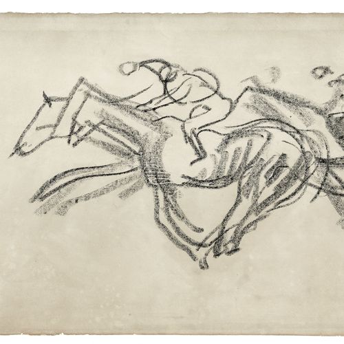 Null Raoul DUFY 1877-1953
Chevaux en courses - circa 1928
Fusain sur papier
Cach&hellip;