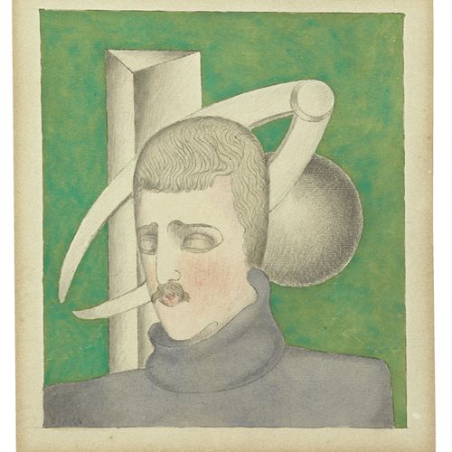 Null Joseph CSAKY 1888- 1971
Portrait d'homme
Aquarelle et crayon sur papier
Sig&hellip;