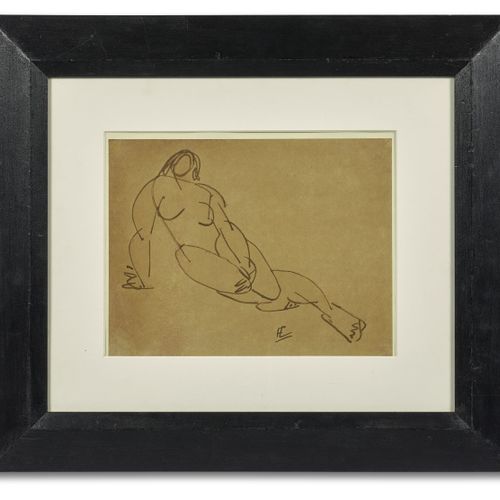 Null Fernand LEGER 1881 - 1955
Etude de nu - 1909
Encre sur papier
Signé du mono&hellip;