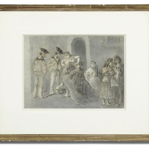 Null Constantin GUYS 1802 - 1892
Au salon
Plume et lavis d'encre sur papier
19,5&hellip;