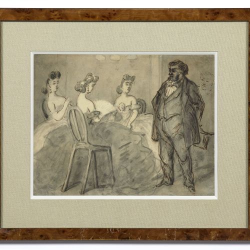 Null Constantin GUYS 1802 - 1892
Femmes et visiteurs
Plume et lavis d'encre sur &hellip;