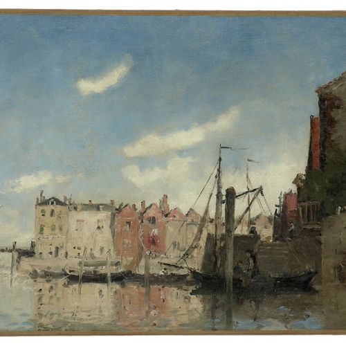 Null Frank - Myers BOGGS 1855 - 1926
Le port de Dordrecht - circa 1883
Huile sur&hellip;