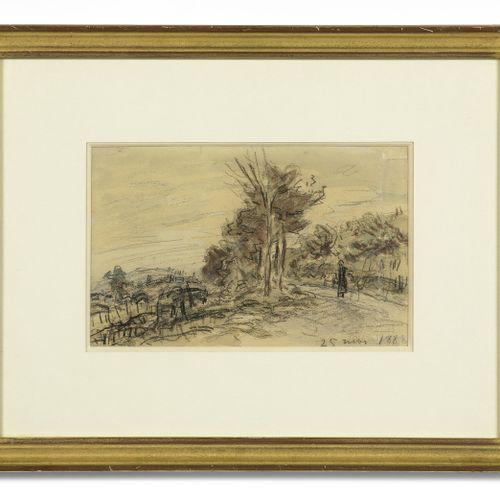 Null Johan Barthold JONGKIND 1819 - 1891
Paysage - 1888
Aquarelle, crayon gras e&hellip;