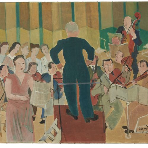 Null Edgard TYTGAT 1879 - 1957
Musique de Chambre - 1953
Huile sur toile
Signée &hellip;