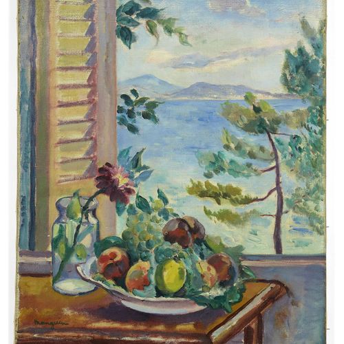 Null Henri Charles MANGUIN 1874 - 1949
Pêches et raisins à la fenêtre - 1920
Hui&hellip;