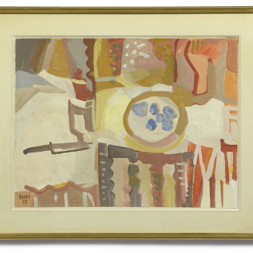 Null Francisco BORES 1898 - 1972
Chaise devant la table - 1968
Gouache sur papie&hellip;