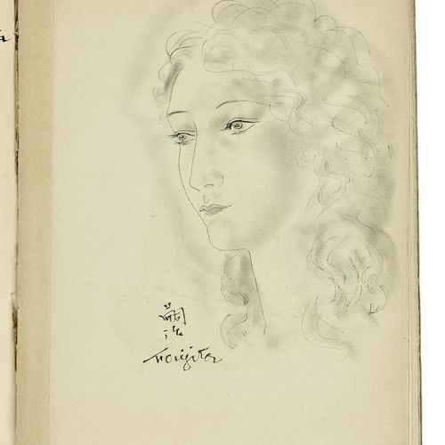 Null Léonard Tsuguharu FOUJITA 1886- 1968
Portrait de femme - circa 1926
Encre e&hellip;