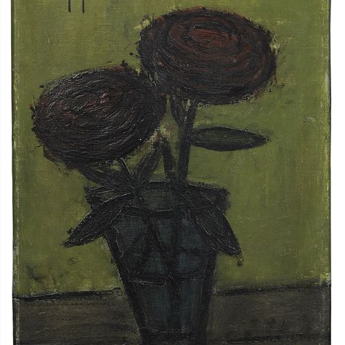 Null Bernard BUFFET 1928- 1999
Roses rouges - 1953
Huile sur toile
Signée et dat&hellip;
