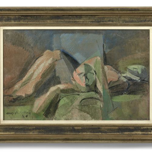 Null Jacques VILLON 1875- 1963
Les allongés - 1930
Huile sur toile
Signée et dat&hellip;