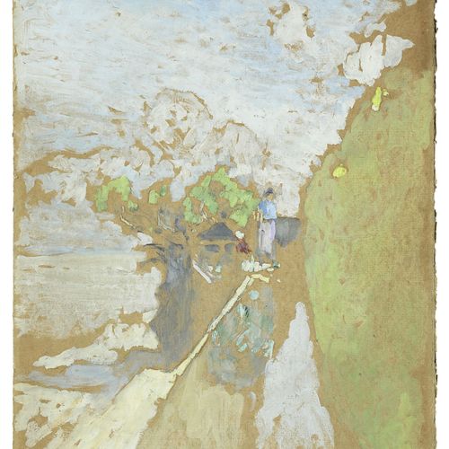 Null Edouard VUILLARD 1868- 1940
Sentier au bord de la mer à Vasouy - Circa 1903&hellip;