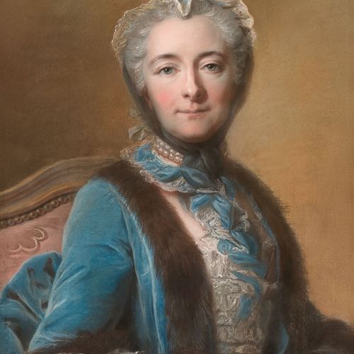 Null Jean VALADE Poitiers, 1710 - Paris, 1787
Portrait de Madame Etienne-Charles&hellip;