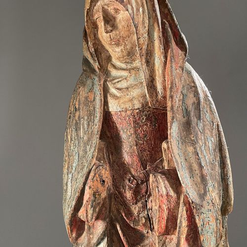 Null Brabant, vers 1500-1510 
Vierge de douleur debout
Sculpture en chêne polych&hellip;