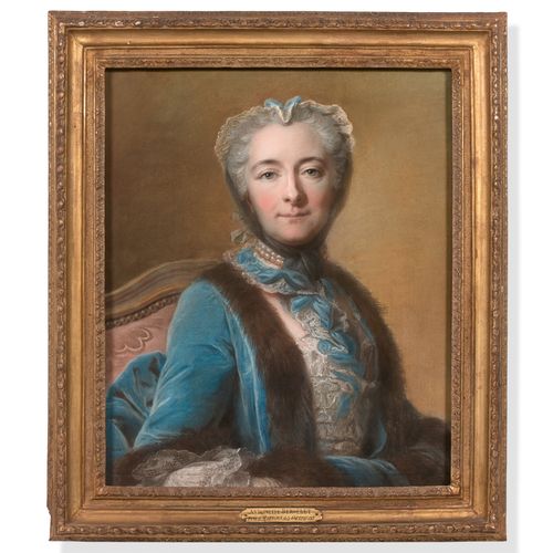 Null Jean VALADE Poitiers, 1710 - Paris, 1787
Portrait de Madame Etienne-Charles&hellip;