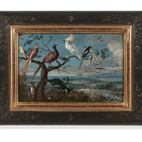 Null Jan van KESSEL l'Ancien Anvers, 1626 - 1679
Le concert des oiseaux
Huile su&hellip;