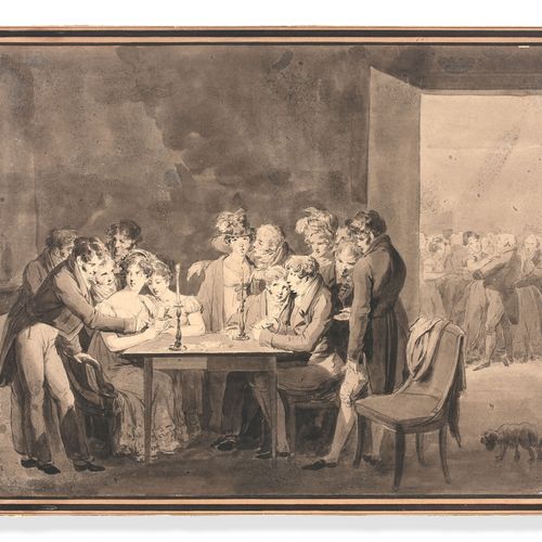 Null Louis-Léopold BOILLY La Bassée, 1761 - Paris, 1845
Etude pour le Jeu de l'é&hellip;