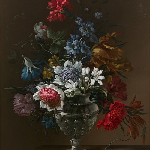 Attribué à Nicolas RICŒUR Bordeaux, vers 1750 1787 Vase de fleurs sur un entable&hellip;