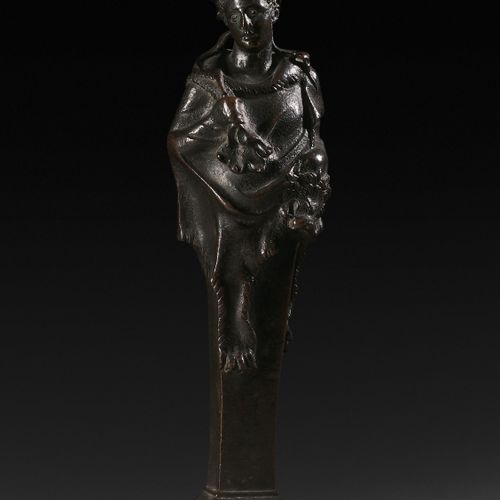 Null Italie du Nord, milieu du XVIe siècle 
Hercule couronné en terme
Bronze à p&hellip;