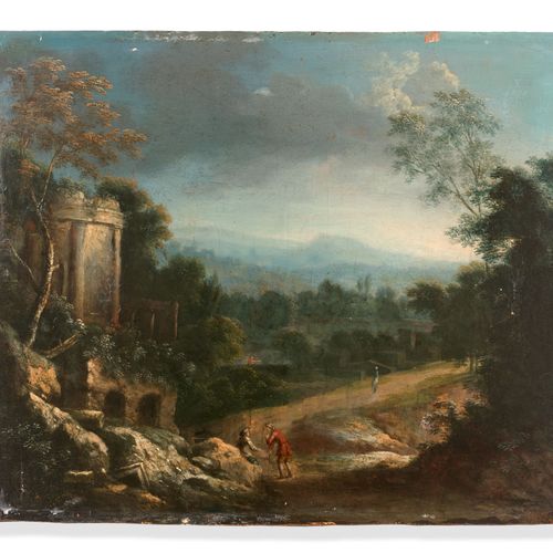 Null Pierre-Antoine PATEL, dit le Jeune Paris, 1648 - 1707
Paysages classiques a&hellip;